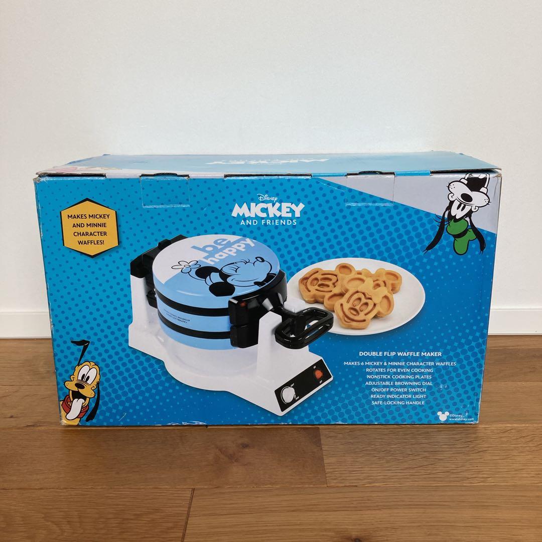 【超希少!!・未使用品!!】ミッキー ミニー ダブル フリップ ワッフルメーカー