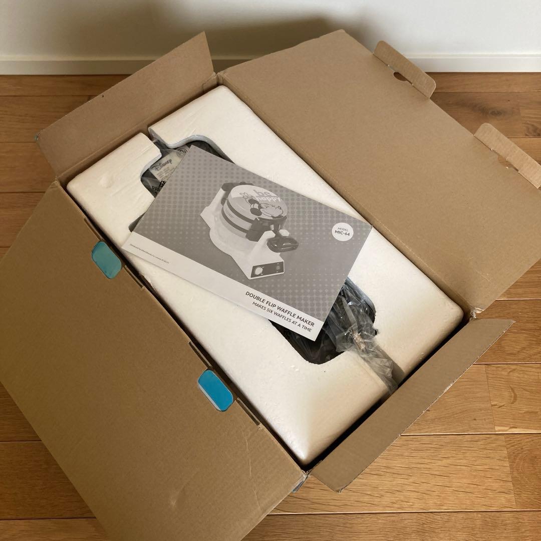 【超希少!!・未使用品!!】ミッキー ミニー ダブル フリップ ワッフルメーカー