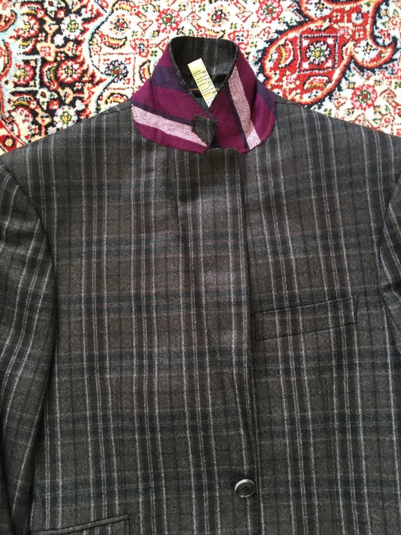 【極美品】ケント＆カーウェン スーツ フラノ ブラウンチェック 英国生地 日本製