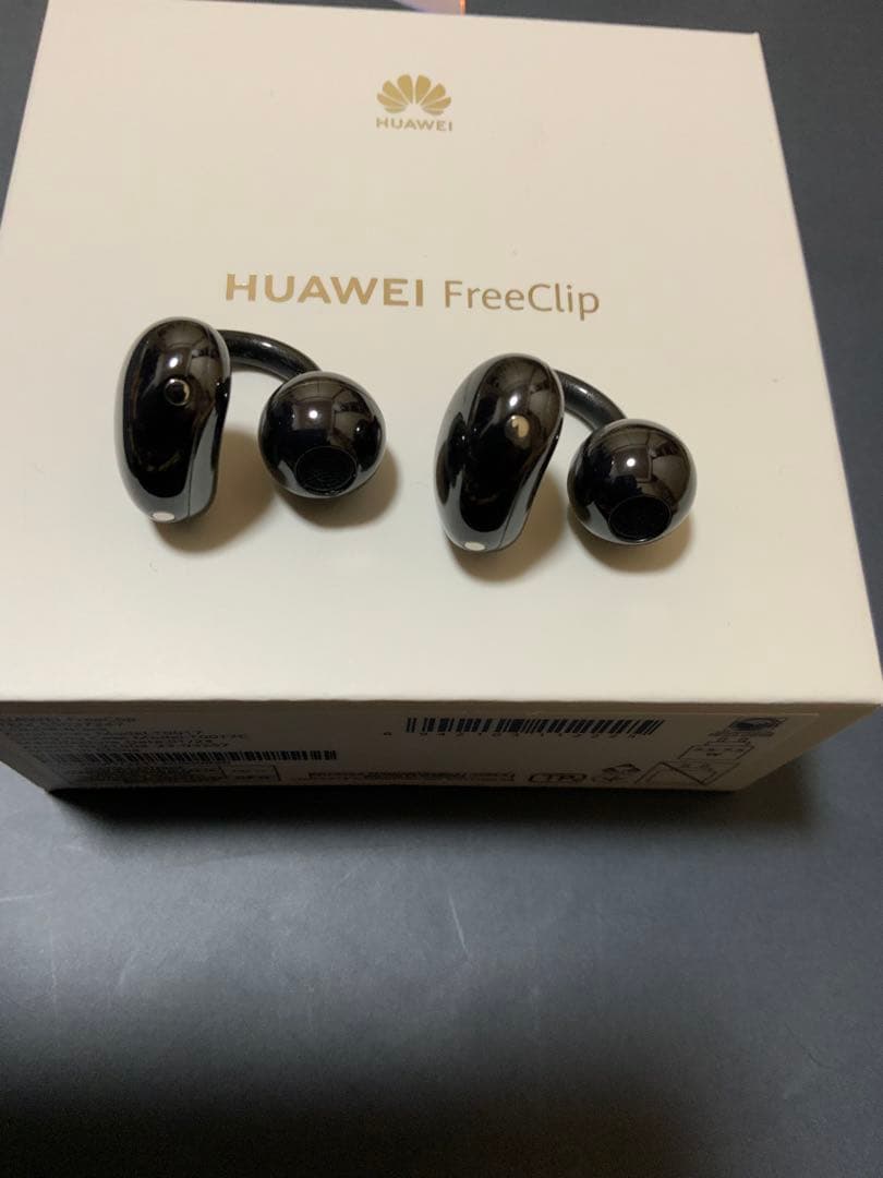 HUAWEI FreeClip ワイヤレスイヤフォン ブラック