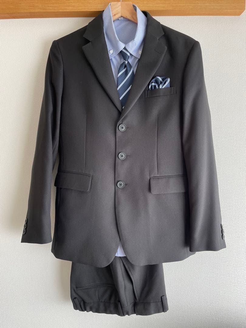 オリバーハウス 男の子 フォーマルスーツ 170cm ブラック 卒業式