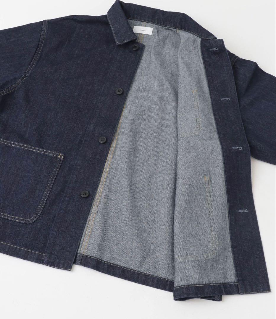 【美品】かぐれ ＊デニムカバーオール ジャケット アウター ユニセックス