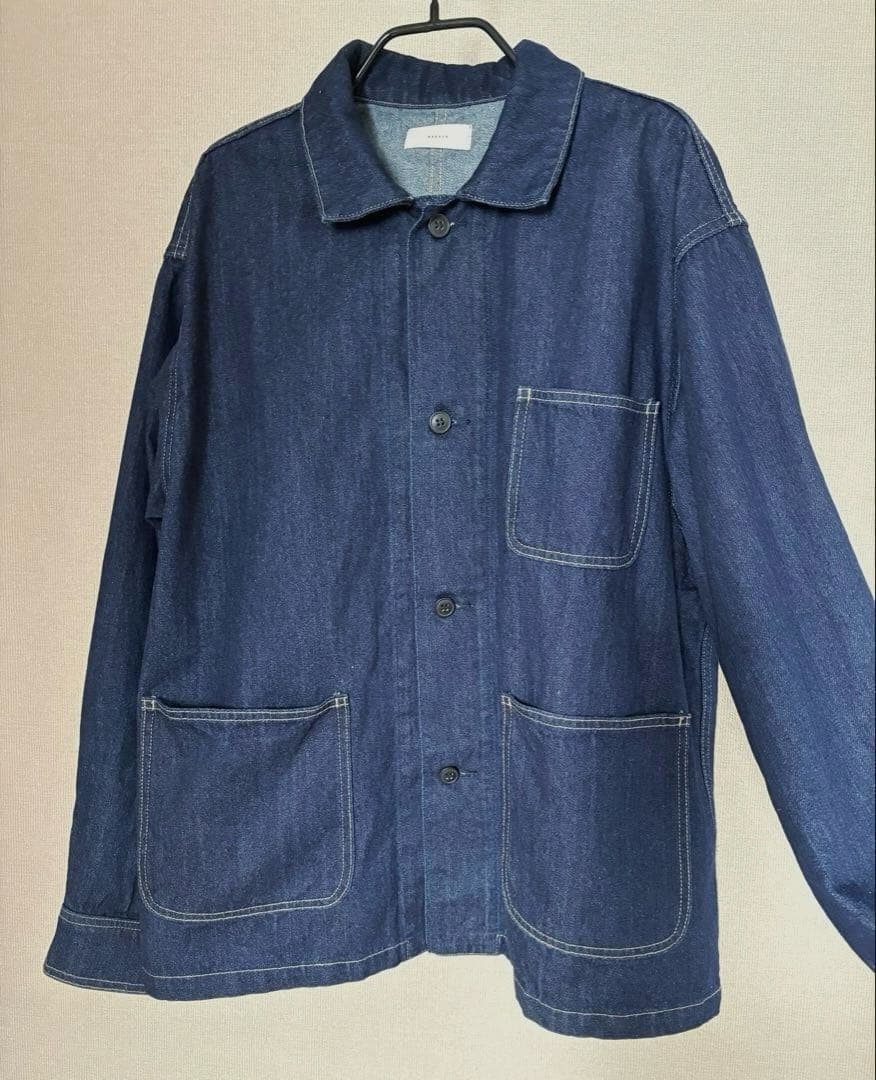 【美品】かぐれ ＊デニムカバーオール ジャケット アウター ユニセックス