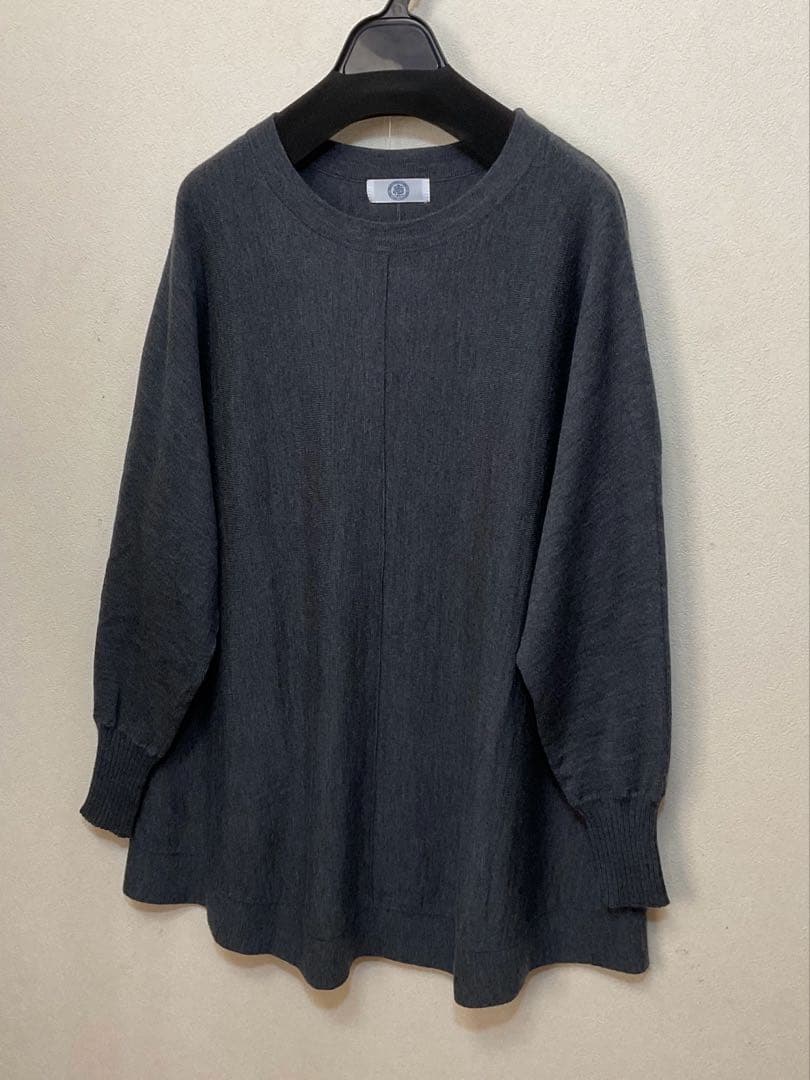 大きいサイズ J.PRESS ウールチュニックニット(23区ICB自由区組曲)