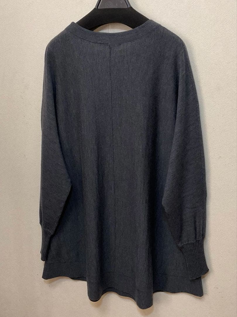 大きいサイズ J.PRESS ウールチュニックニット(23区ICB自由区組曲)