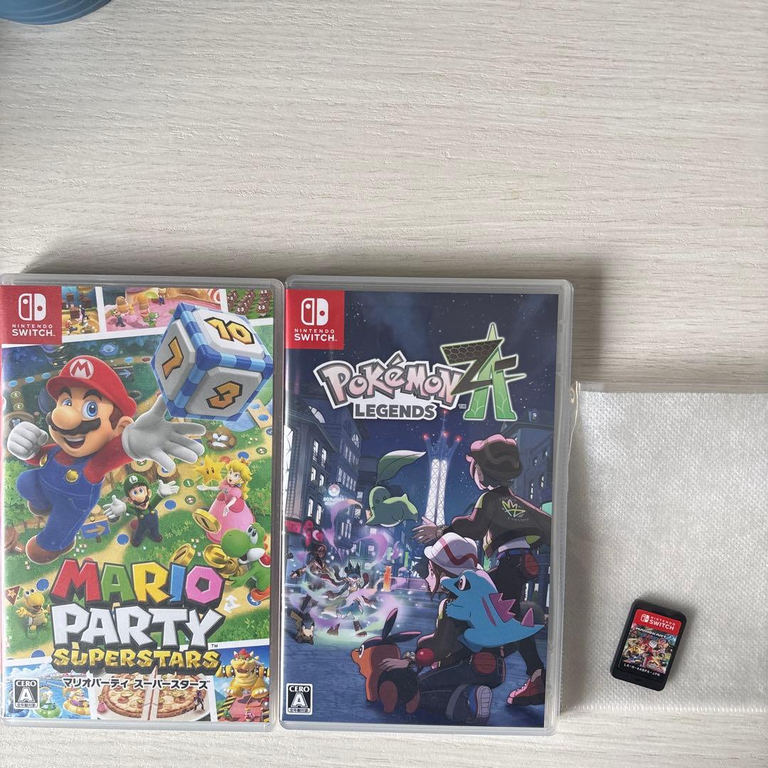 Switchソフトまとめ【ポケモンZA、マリオパーティ、マリオカート8】