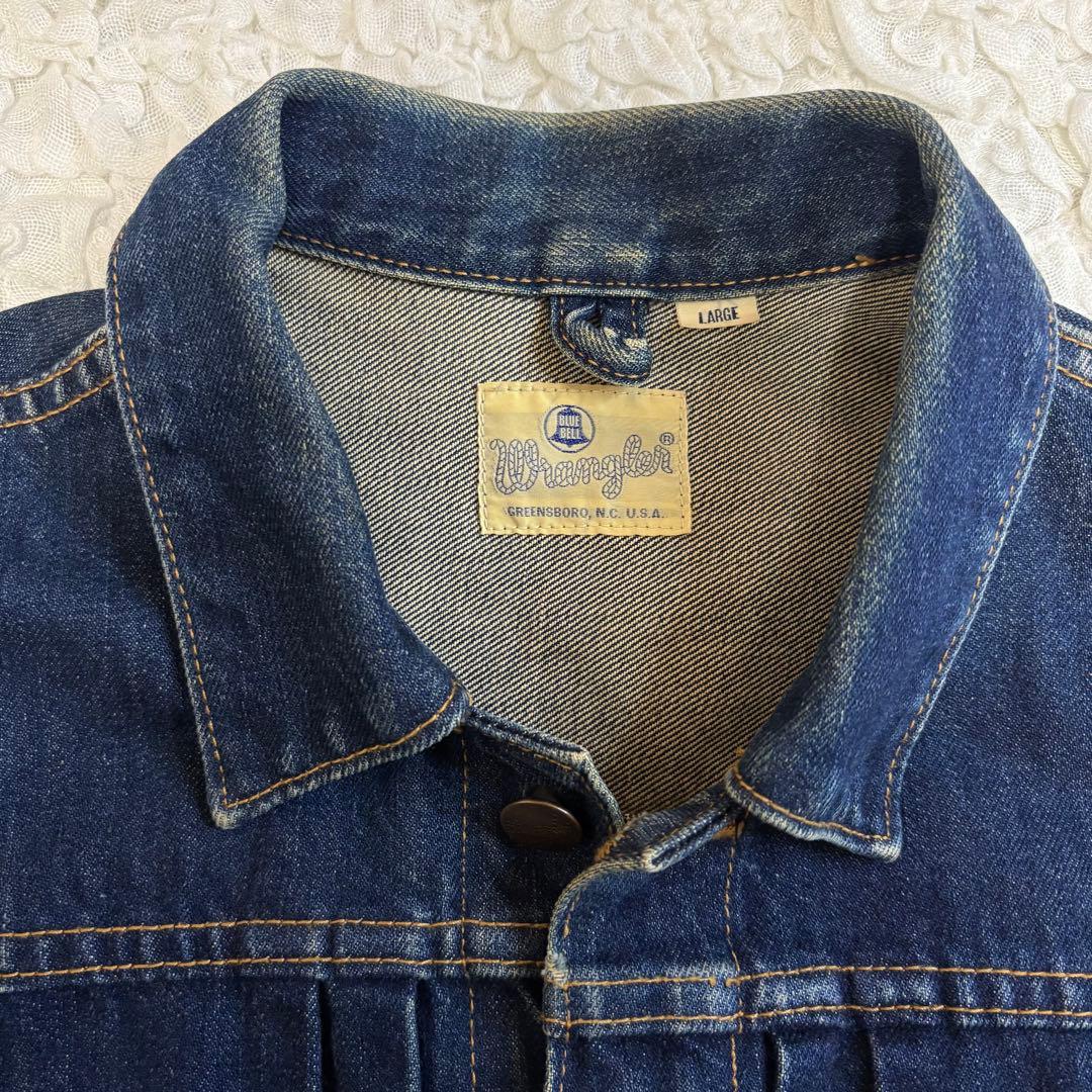 90's 復刻 縦ベルラングラーWrangler 111mj デニムジャケットL