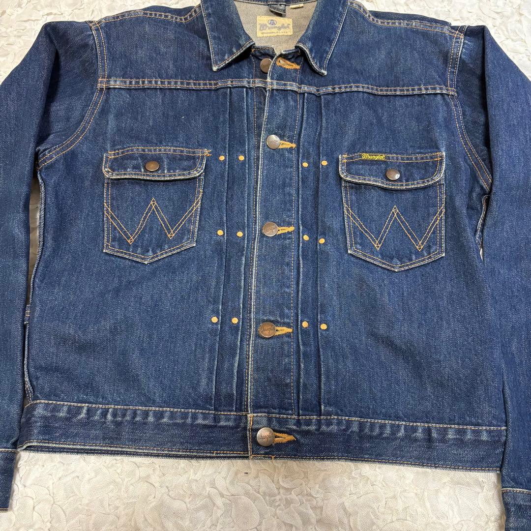 90's 復刻 縦ベルラングラーWrangler 111mj デニムジャケットL