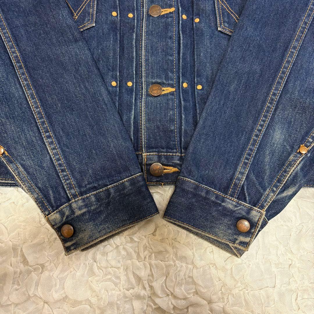 90's 復刻 縦ベルラングラーWrangler 111mj デニムジャケットL