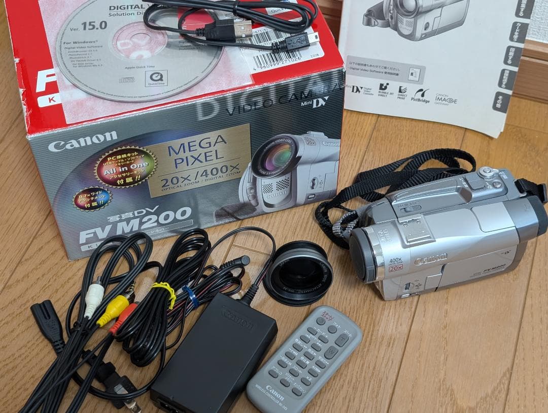 Canon FV M200 MiniDV ビデオカメラ ダビングに