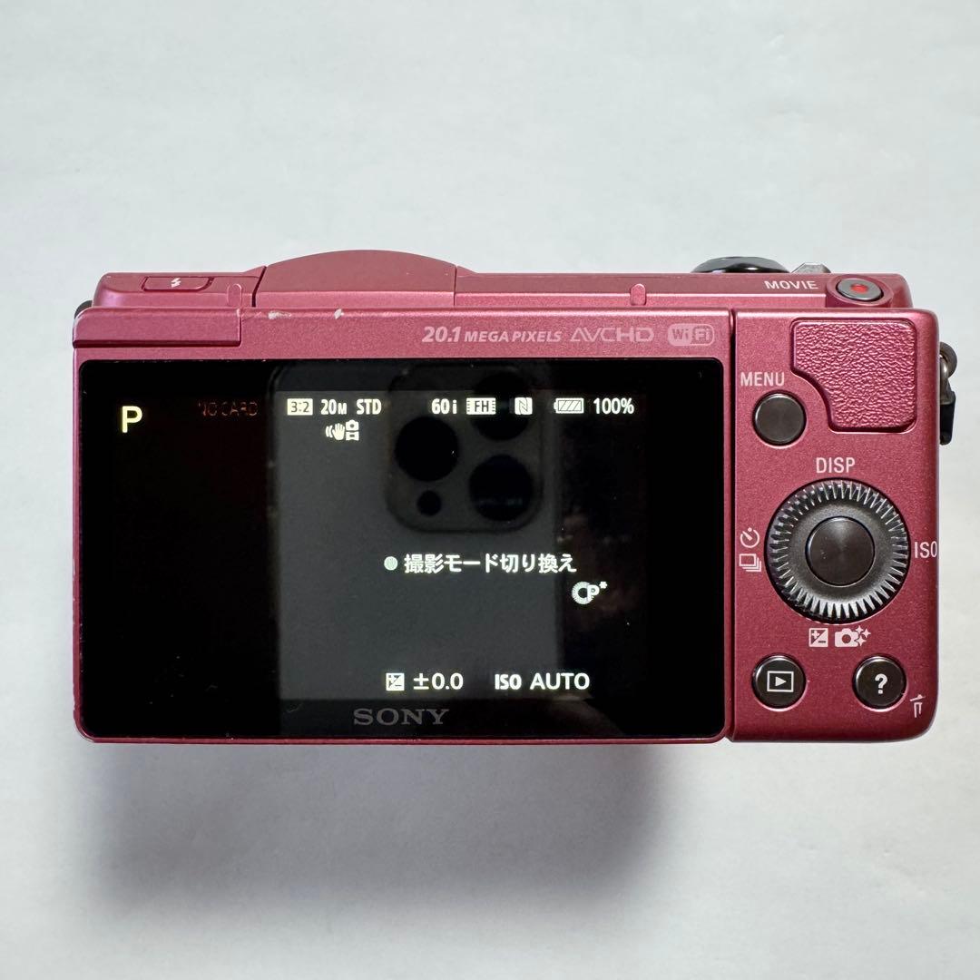 【ジャンク】SONY ミラーレス一眼カメラ α5000 ピンク