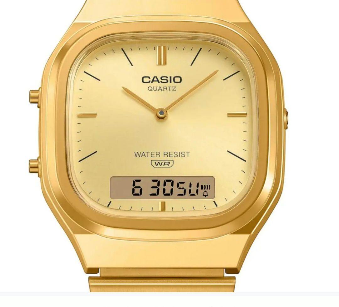 CASIO ゴールド aq-240e-9ajf