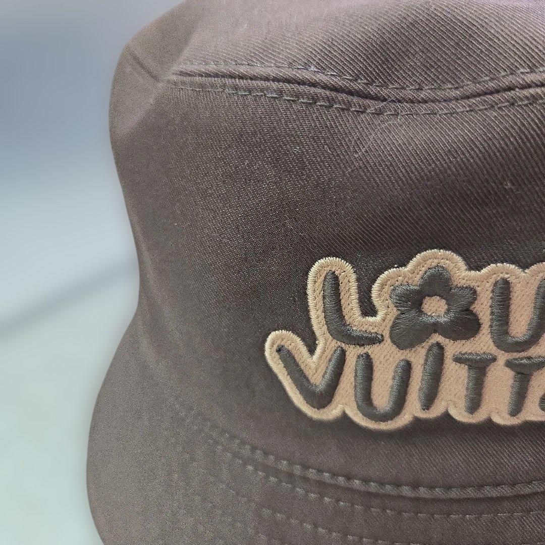 美品　LOUIS VUITTON ルイヴィトン　バケットハット ブラウン