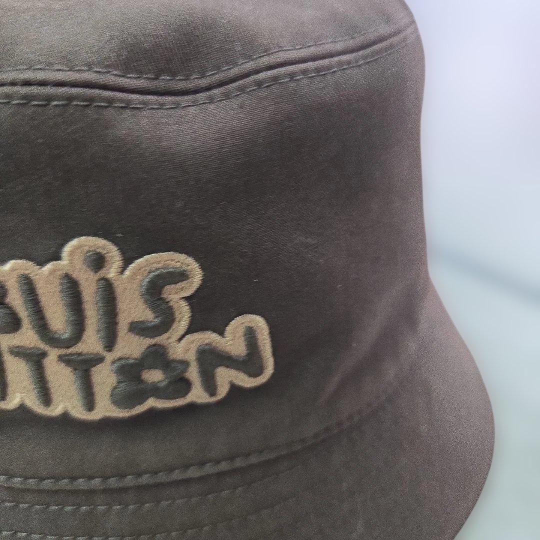 美品　LOUIS VUITTON ルイヴィトン　バケットハット ブラウン