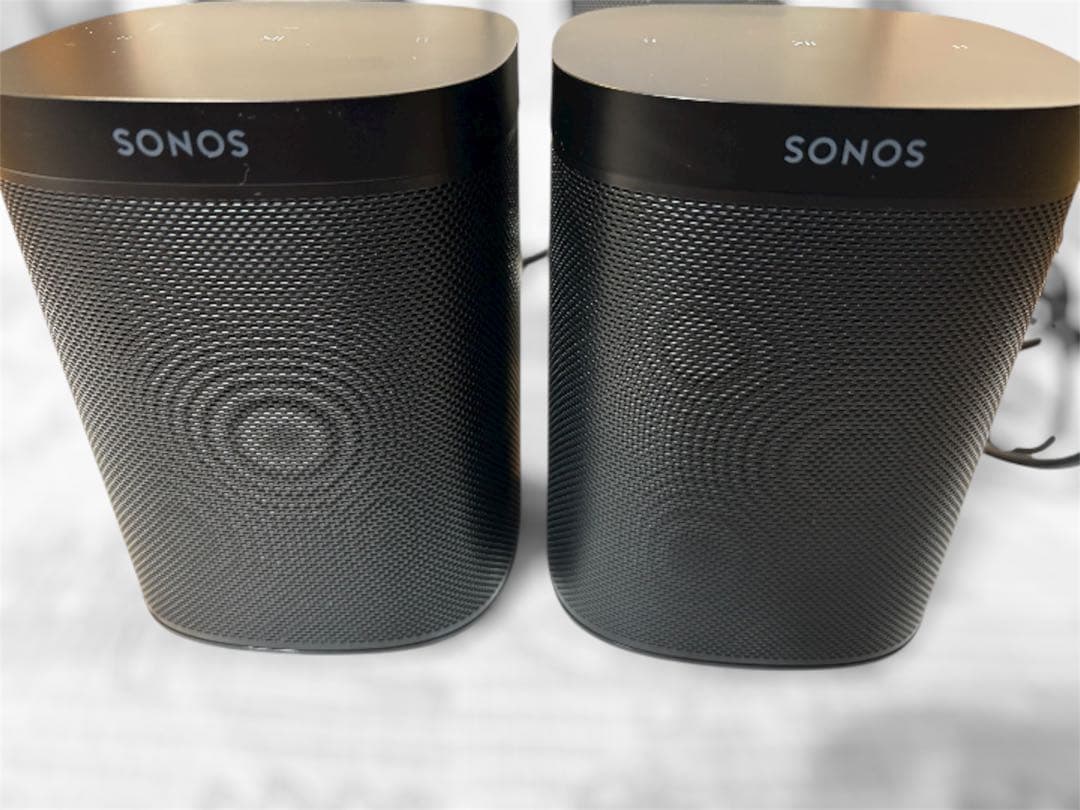 【極上サウンドをステレオで】Sonos One SL 2台セット（ペア）ブラック