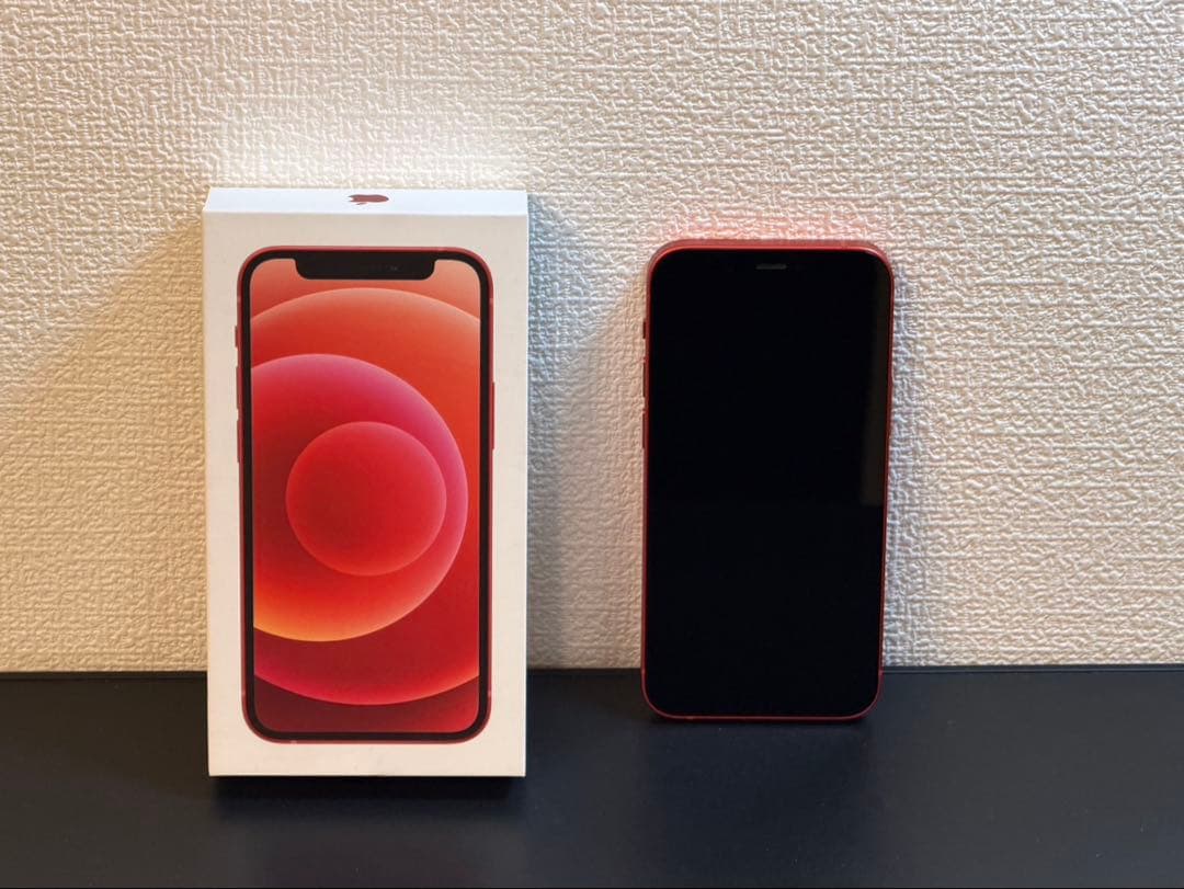 iPhone12miniレッド128G SIMフリー初期化済
