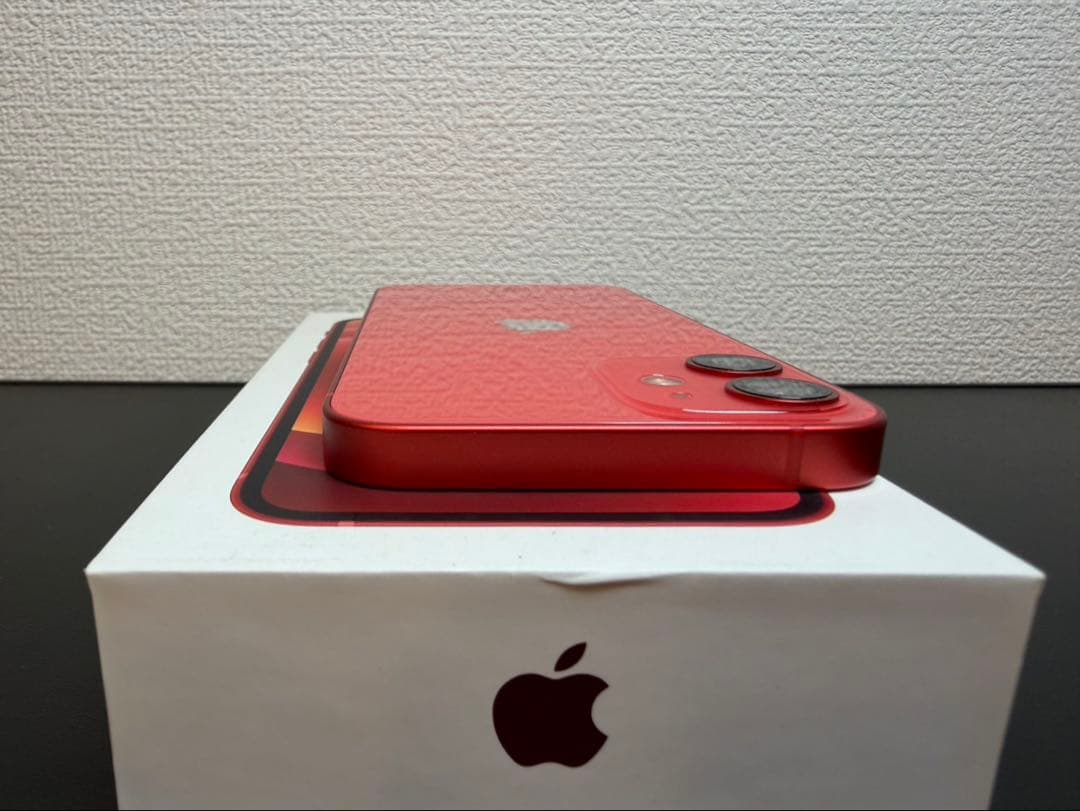 iPhone12miniレッド128G SIMフリー初期化済