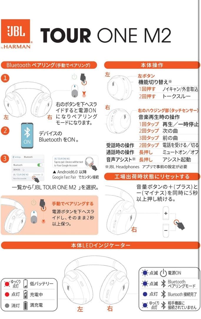 ［試着のみ］JBL TOUR ONE M2ブラック