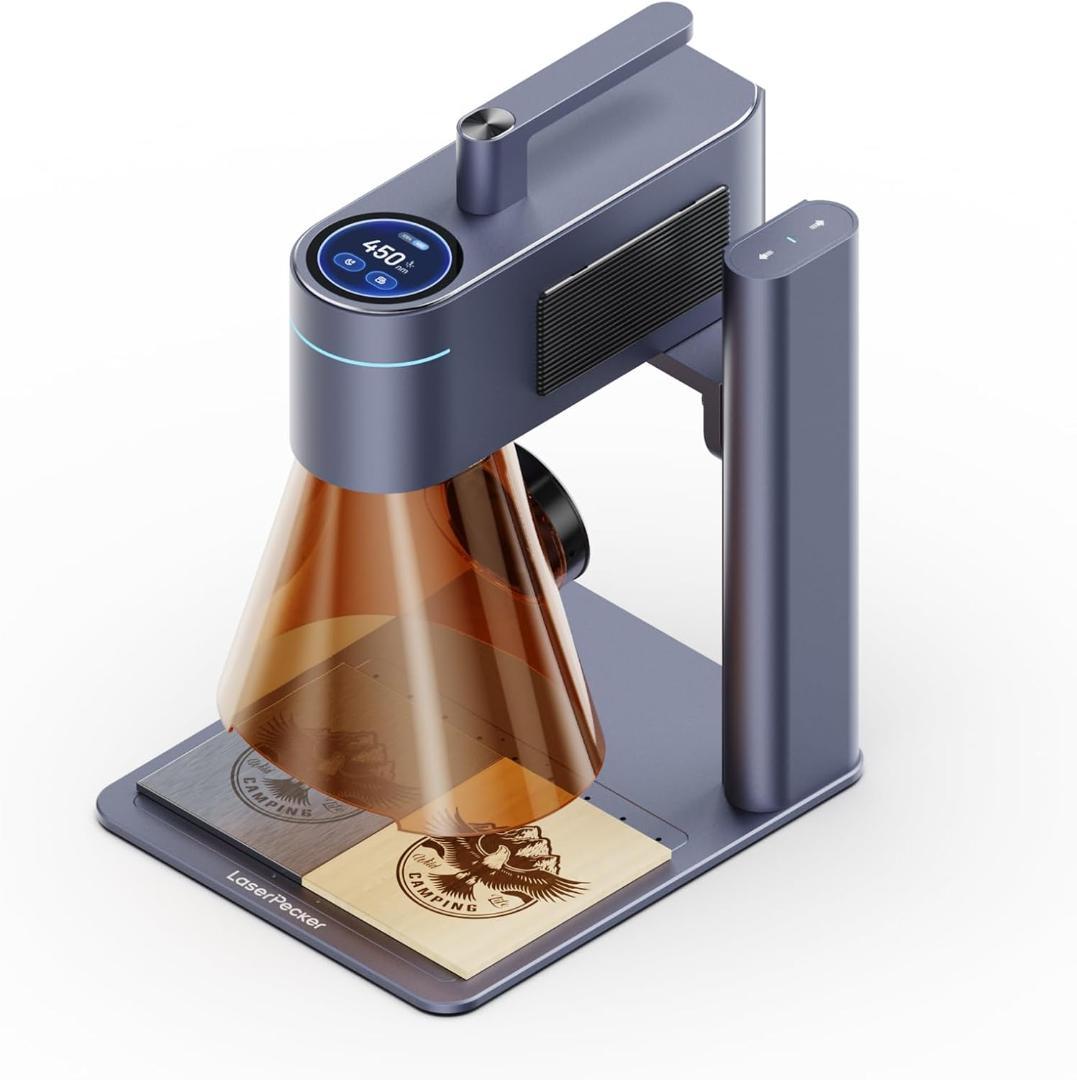 LaserPecker 4 レーザー彫刻機 家庭用 青色レーザーと赤外線レーザー