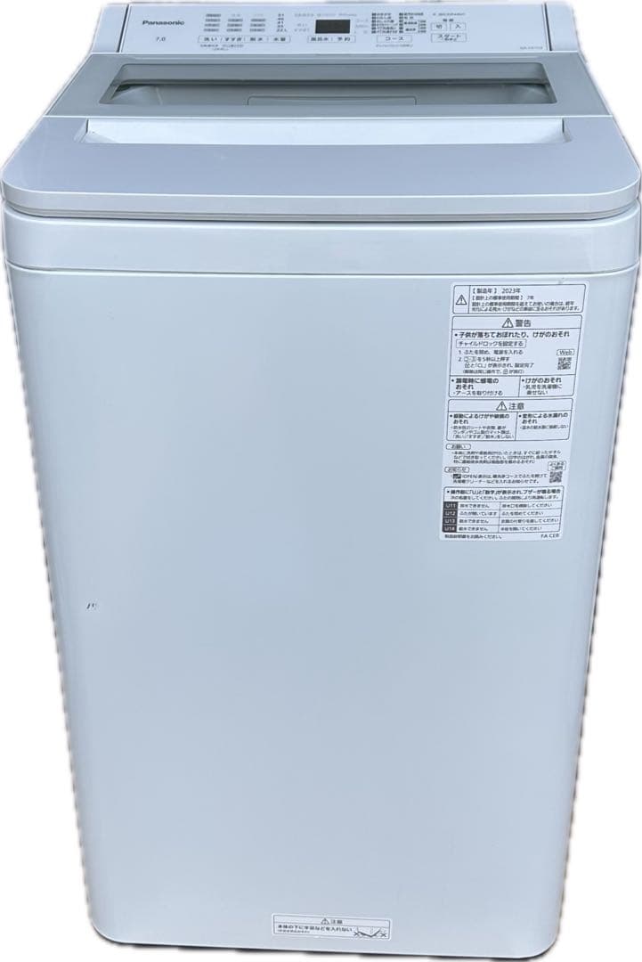 美品　2023年製 Panasonic 全自動洗濯機 7㎏ NA-FA7H2