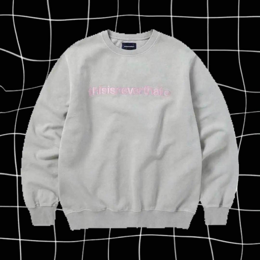 f*u様 【美品.⋆⟡】thisisneverthat 刺繍 トレーナー スウェ