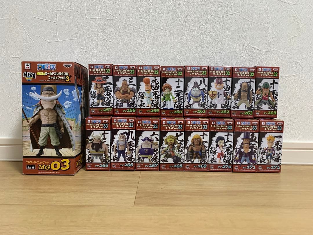 【希少】ワンピース ワーコレ 白ひげ海賊団 vol.32&33 +α 全17種