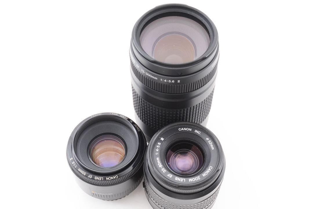 保証付/一眼レフカメラCanon EOS 5D Mark IVリプルレンズセット