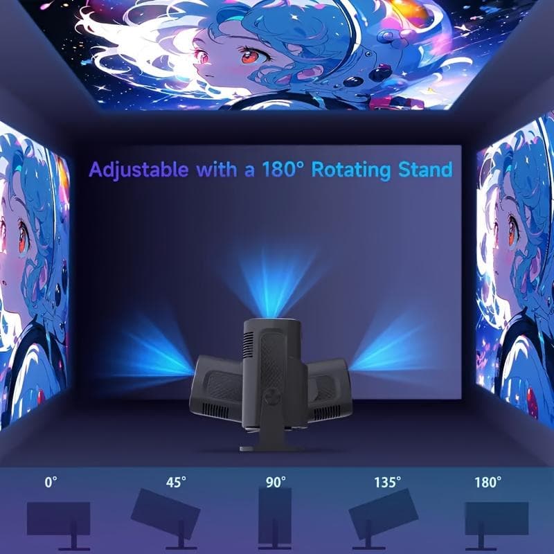 フォロー割【新品】WiFi 6 搭載 4K 対応 ミニプロジェクター