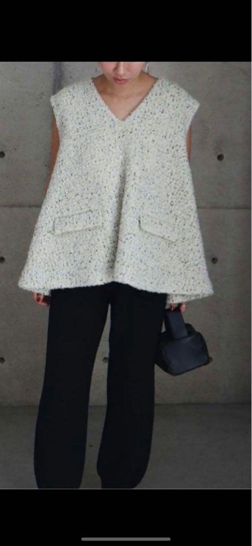 eLLa selectshopチョコチップボアベスト