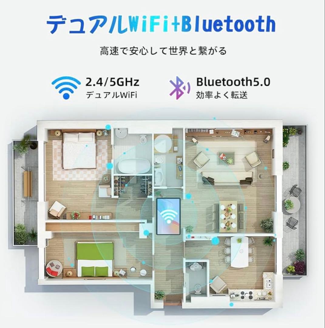 Android15 タブレット 10インチ12GB+64GB+2TB