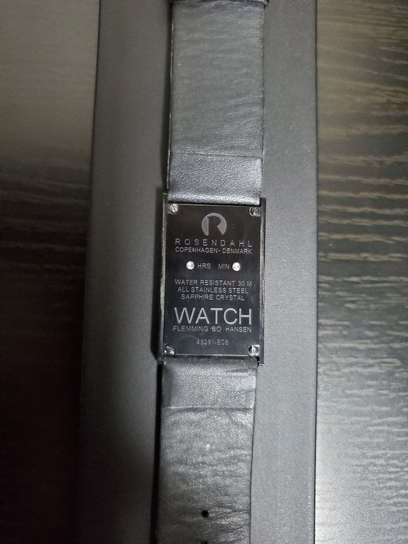 ROSENDAHL 黄金比 腕時計デジタル ブラック フレミングボーハンセン