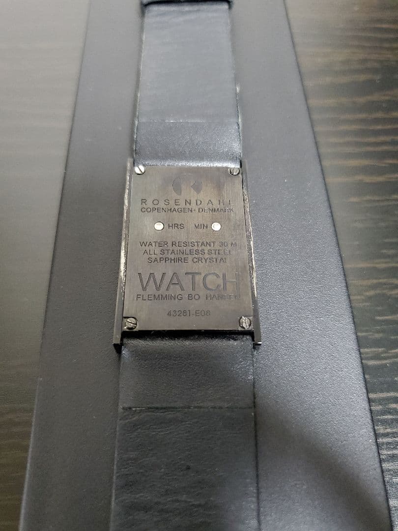 ROSENDAHL 黄金比 腕時計デジタル ブラック フレミングボーハンセン