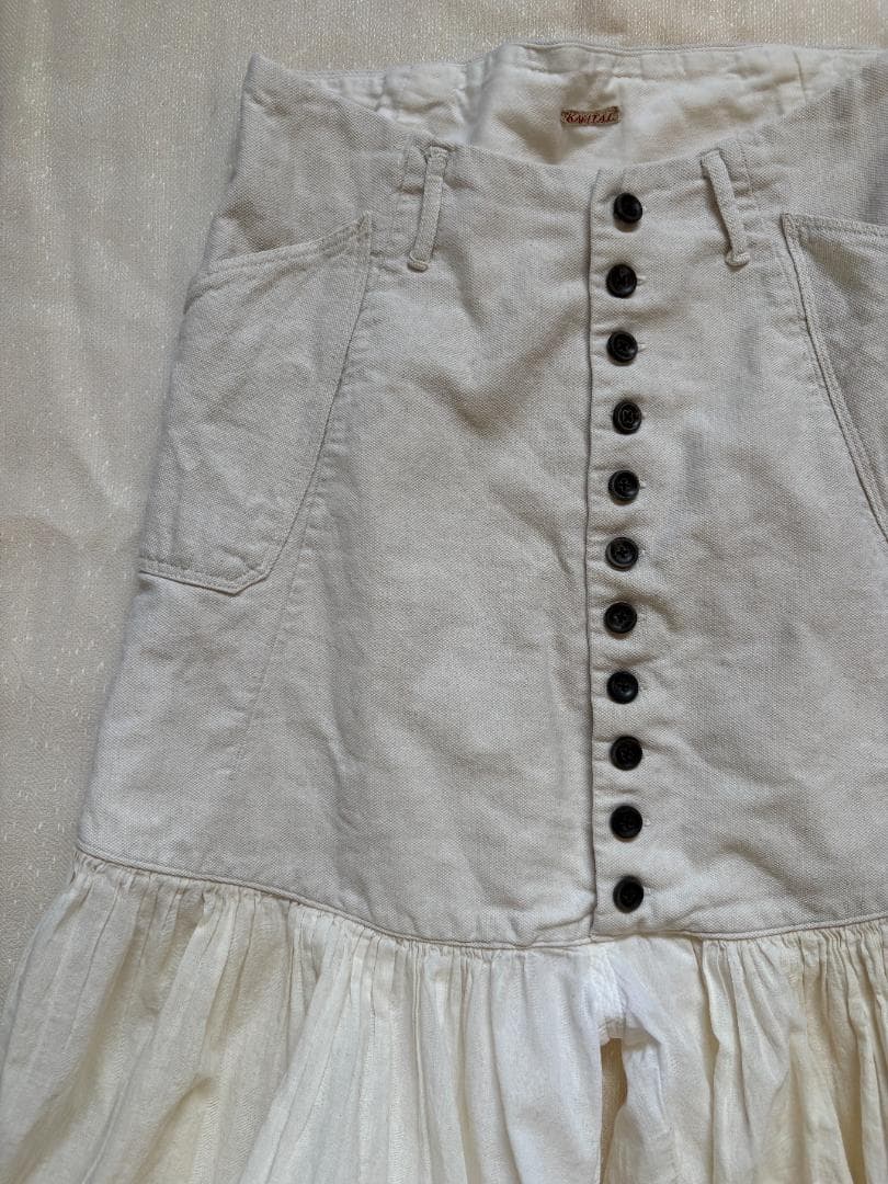KAPITAL　綿麻 カルメンパンツ バルーンパンツ　サイズ０