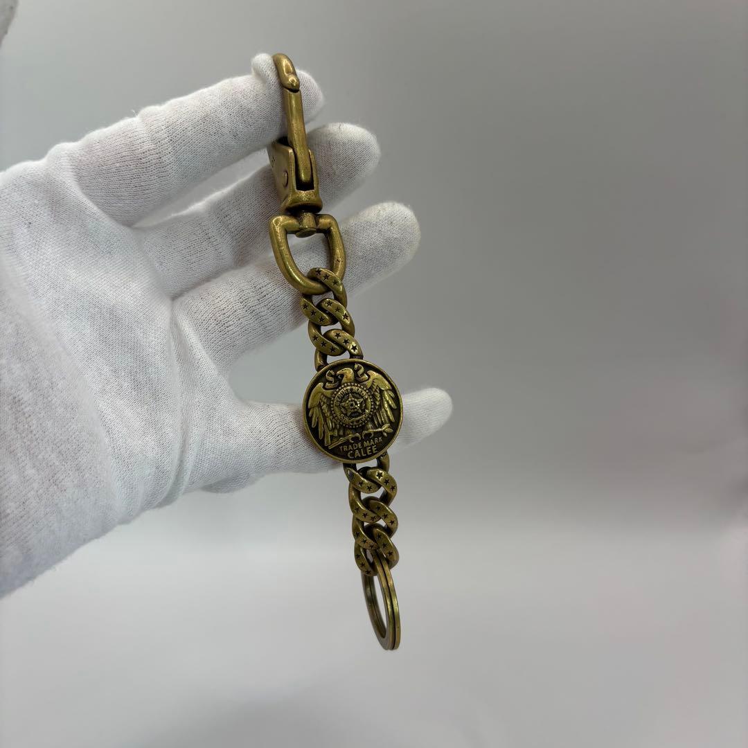 CALEE キーリング　concho key ring brass ゴールド