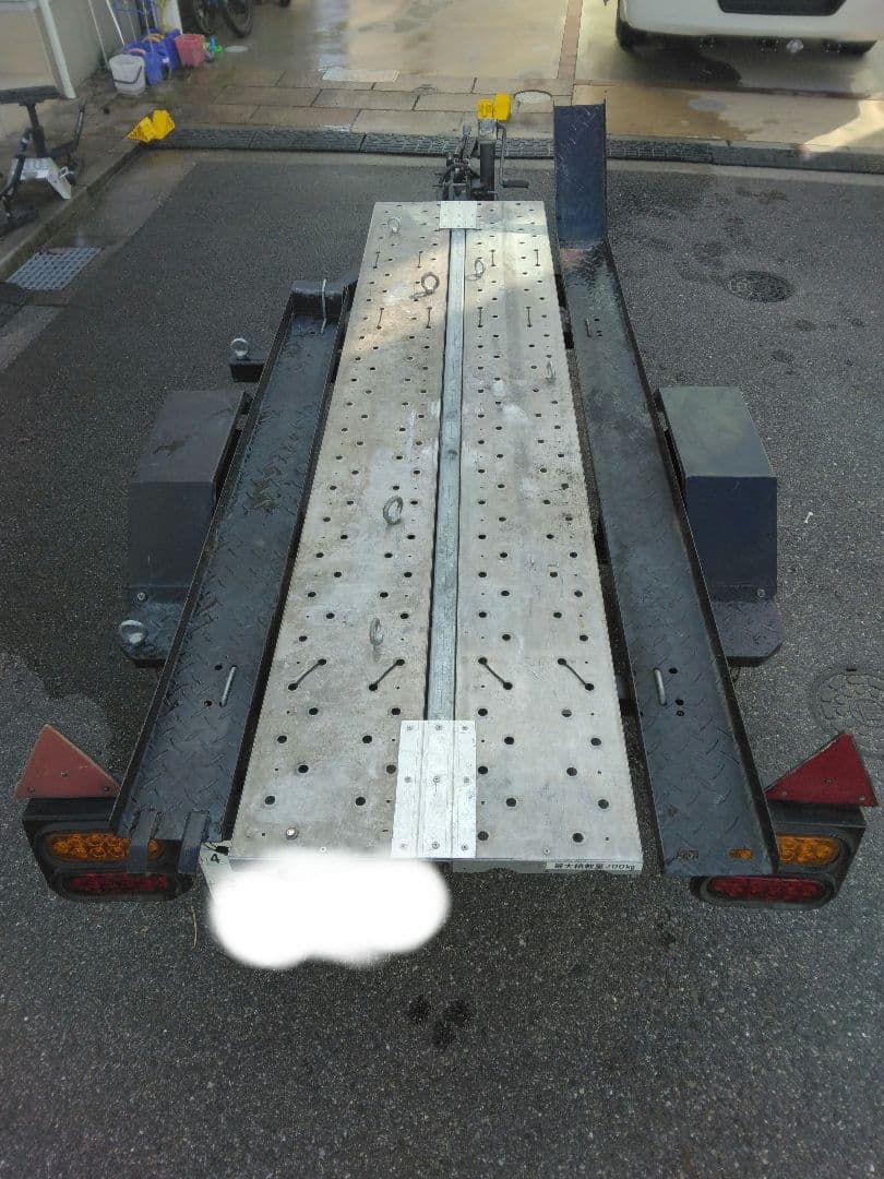 軽トレーラー　バイクトレーラー　令和8年4月まで車検あり