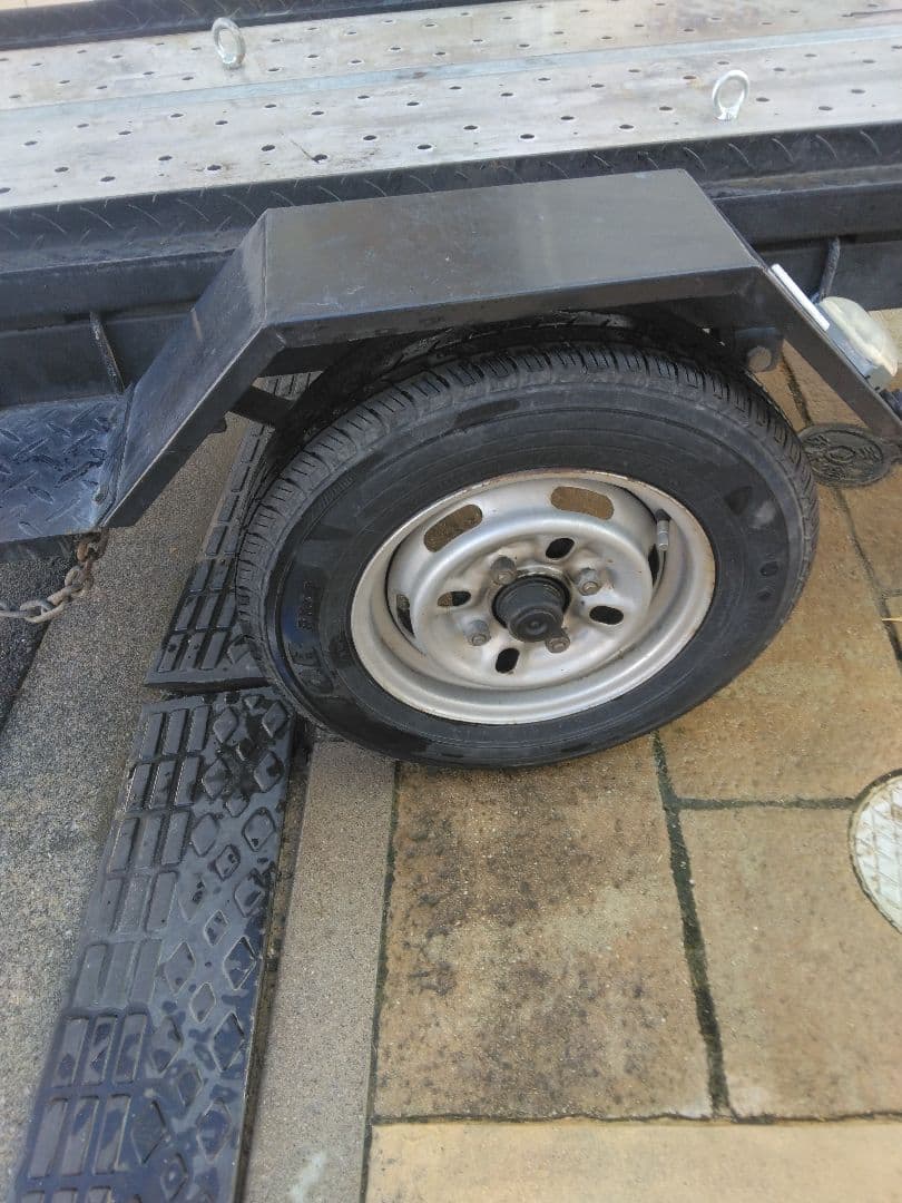 軽トレーラー　バイクトレーラー　令和8年4月まで車検あり