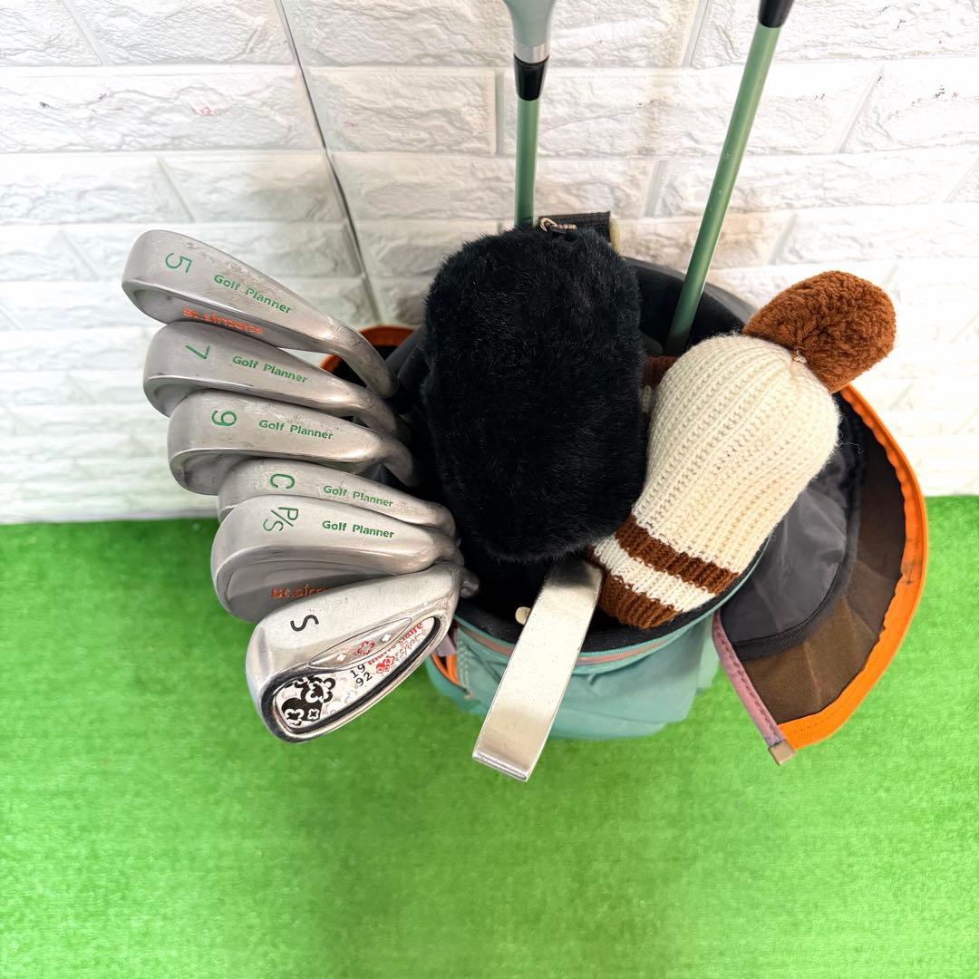 ゴルフセット　初心者応援　ゴルフプランナー　レディース　右打ち　打感良好