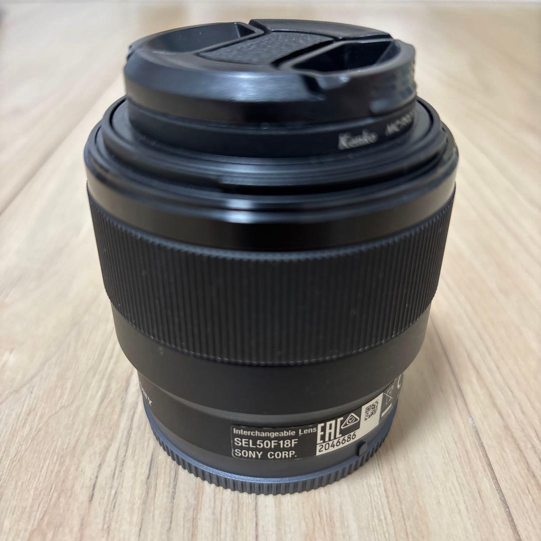 sel50f18f 67mmステップアップリング　フィルター付