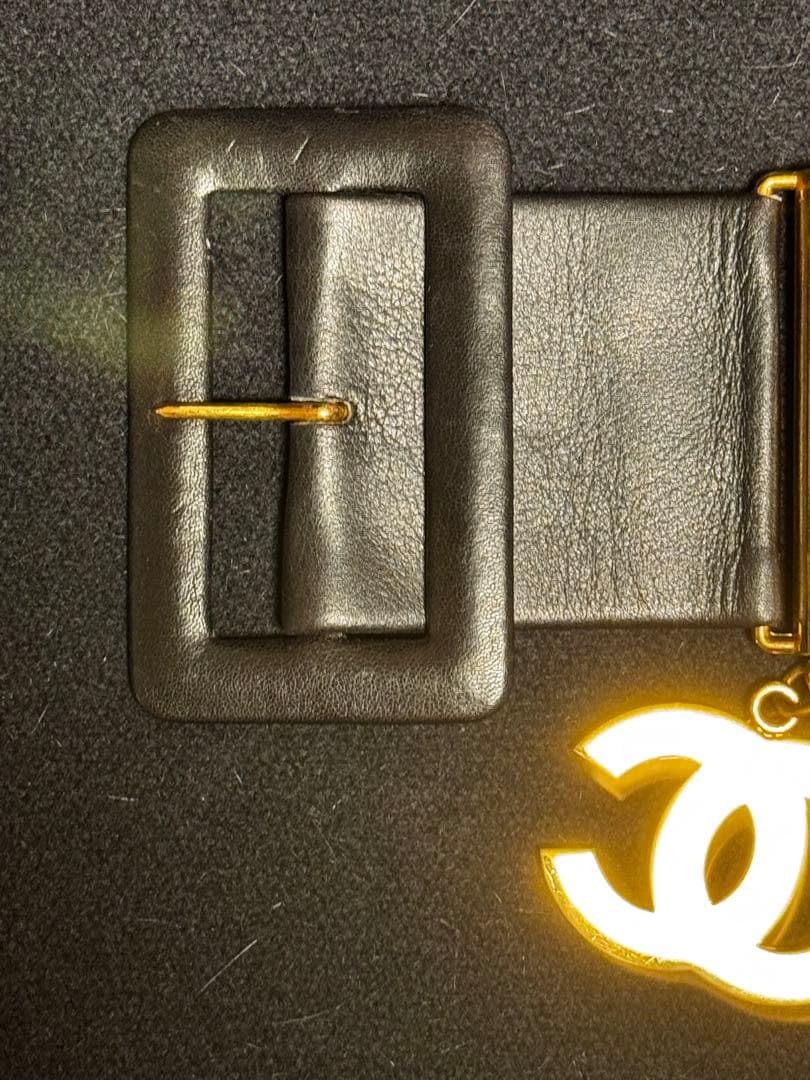 ⭐️希少【超美品】CHANEL ベルト　ゴールドCCマークスイング