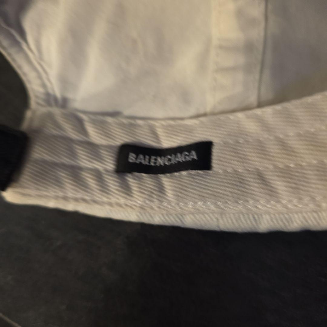 BALENCIAGA ベースボールキャップ グレー/ホワイト