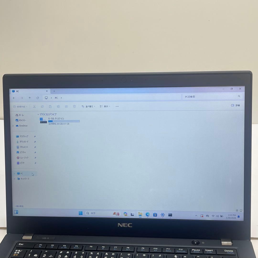 Windowsノート本体 #919 NEC VersaPro VB-5 i5-8365U 8GB 256G