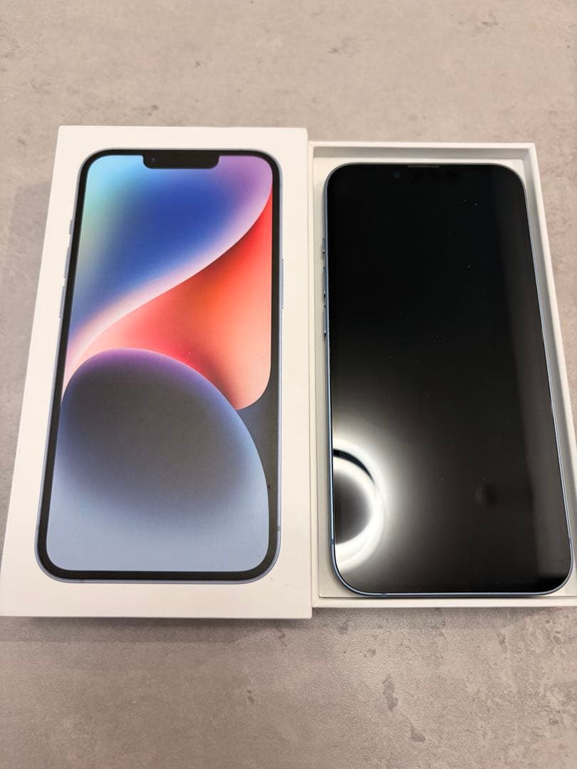 iPhone14 256GB ブルー SIMフリー 残債無し 美品 Apple