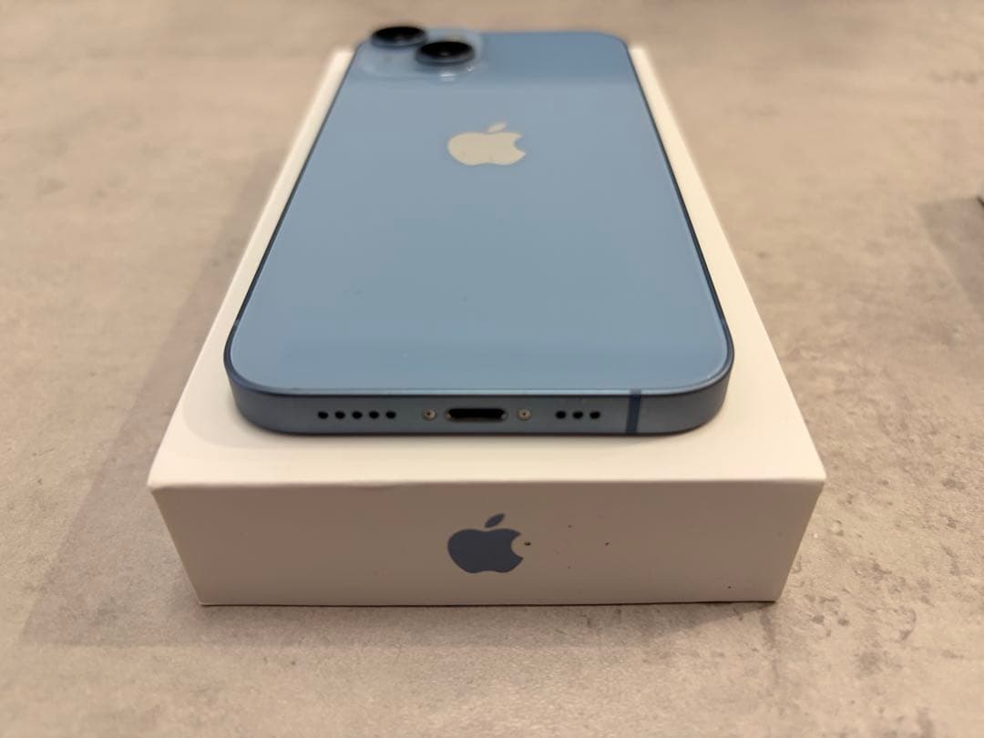 iPhone14 256GB ブルー SIMフリー 残債無し 美品 Apple