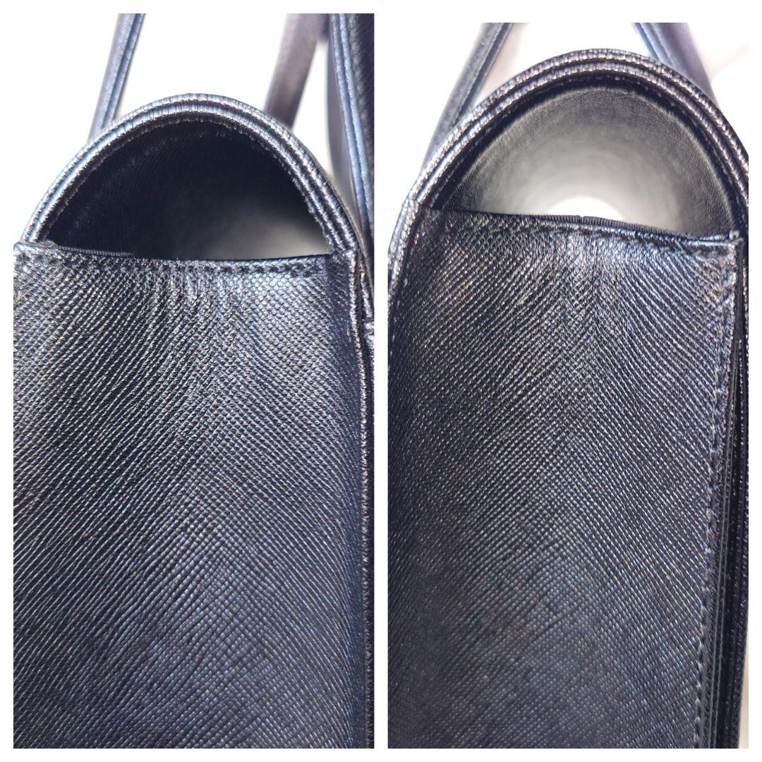 ✨courrèges クレージュ ハンドバッグ フォーマル ブラック ハート金具