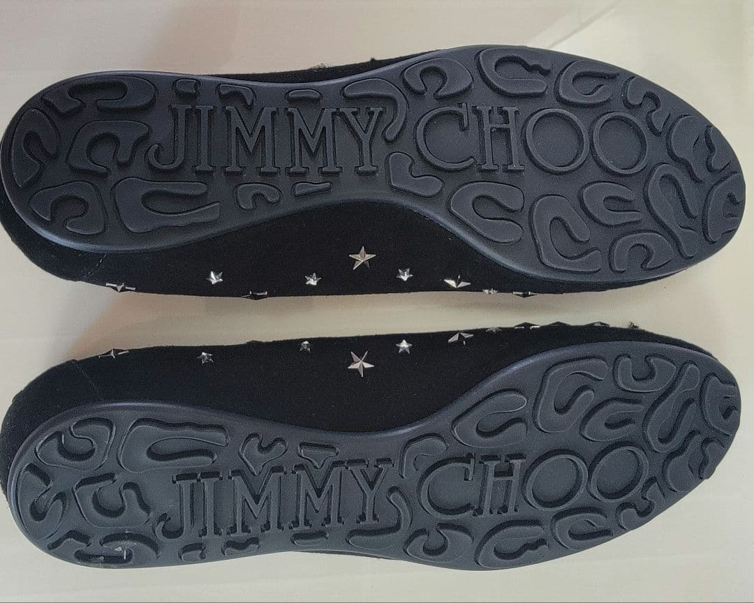 Jimmy Choo 新品未使用 スタースタッズ フラットシューズ