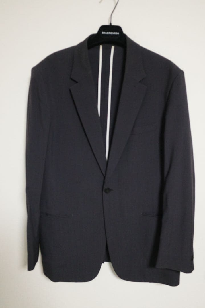 febOVERCOAT ジャケット黒24ssスーツM1
