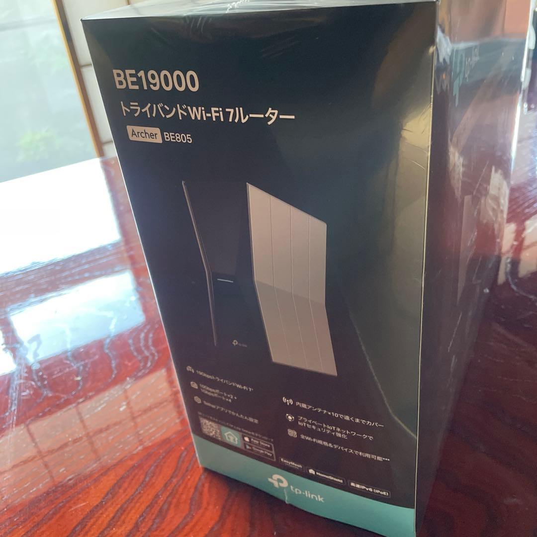 tp-link BE19000 Wi-Fi 7 ルーター 新品 未使用be805