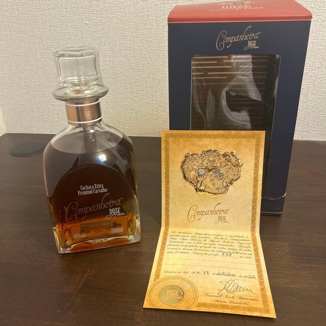 Companheira Cachaça DOZE anosカシャッサ 700ml
