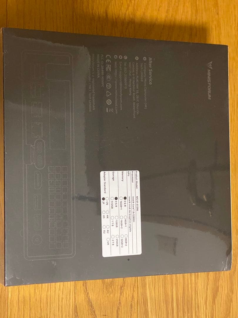 ミニPC MINISFORUM MINI WORKSTATION MS-01