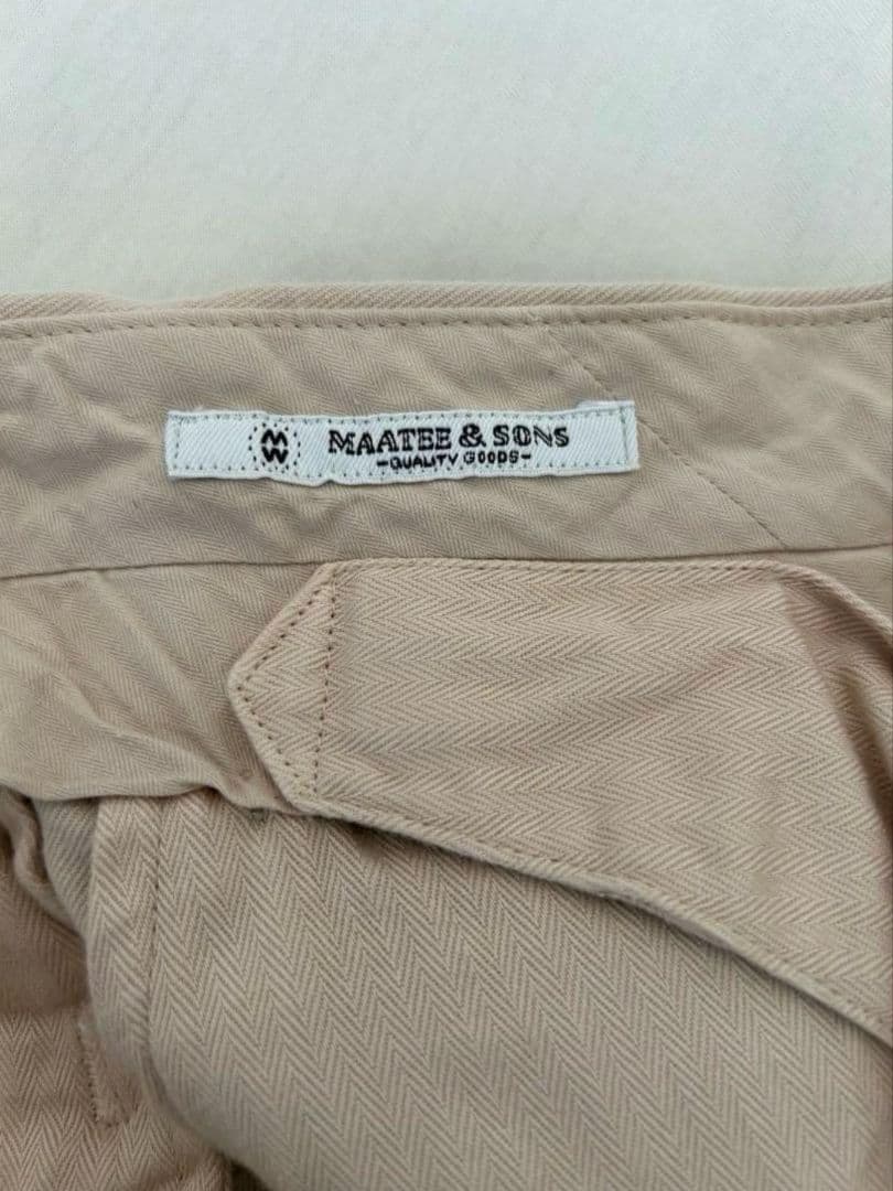 R*o様 美品　MAATEE&SONS　 俺チノ　チノパン　1